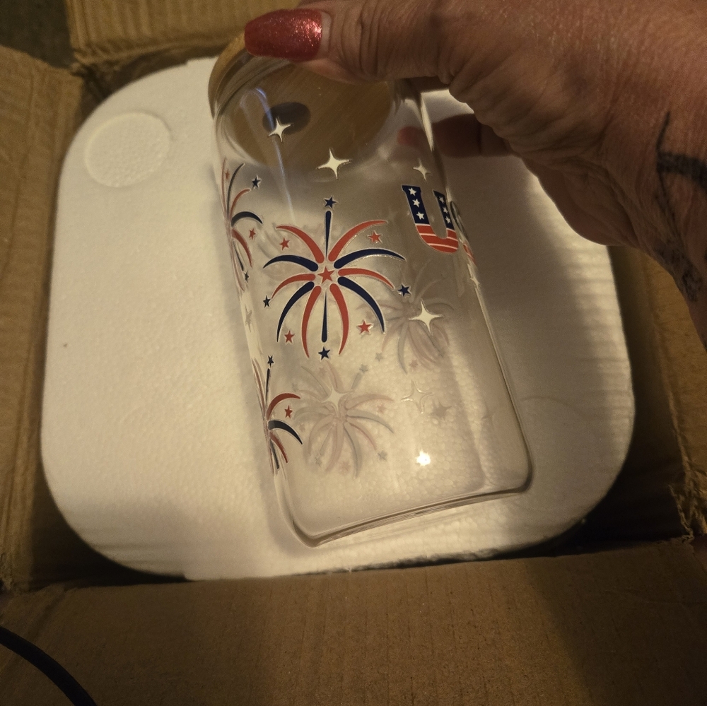 I sell shirts and cups and beauty products and Risen Art.